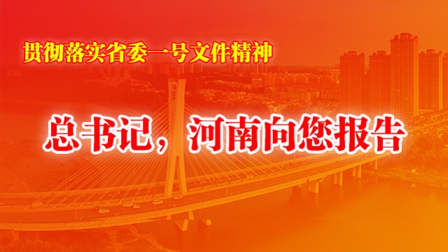 總書記，河南向您報告
